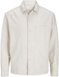JACK & JONES Jjeurban Edge Trainingspak Ls Sn Herenshirt met lange mouwen, Lichtbeige, L