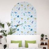 Ambiance Sticker Vooraf gelijmd vliesbehang met gigantische muurschilderingen - BIRDS' ARK - 131x90cm