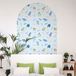 Ambiance Sticker Vooraf gelijmd vliesbehang met gigantische muurschilderingen - BIRDS' ARK - 131x90cm