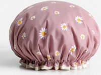 Heble® 2 stuks Premium Douche Muts - Oud roze, geel en wit