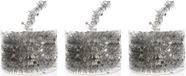 Decoris Kerstslinger - 3x - zilver - 700 cm