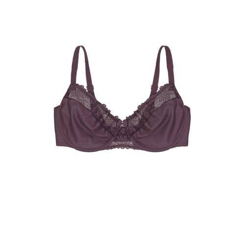 Triumph Ladyform Soft Minimizer Bra - Aubergine