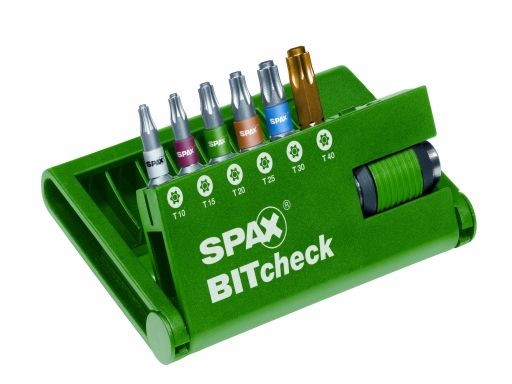 Spax Bitcheckset T-Star + Bithouder - 4003530239922