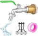 Unyqoos® Robuuste messing waterkraan met filtersysteem voor tuin en huishoudelijk gebruik - vert