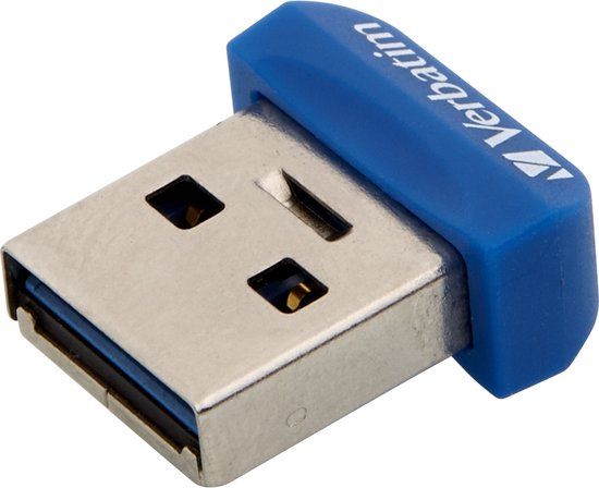 Agi Verbatim Store 'n' Stay Nano 98711 - USB-stick - 64 GB - Blauw