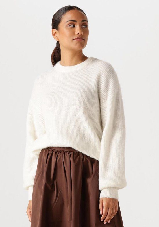 MSCH Copenhagen Mschgustel Hope Pullover Sweater - Hoodie - Vest - Wit - Maat S/M