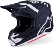 Alpinestars S-M7 Dasher Crosshelm - Schwarz - Größe M