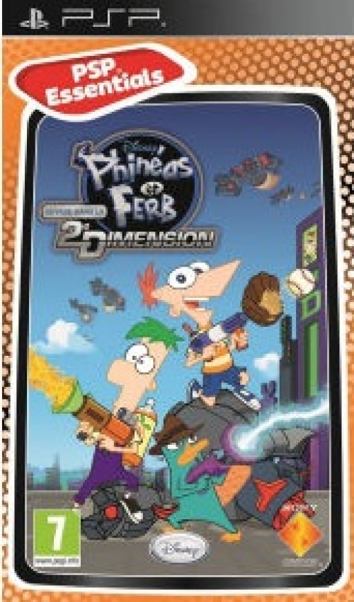 Disney Interactive Phineas & Ferb: Across the Second Dimension /PSP Sony PSP