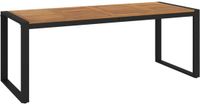 vidaXL Tuintafel met U-vormige poten 200x90x75 cm massief acaciahout