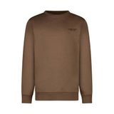 Cars rechtvallende sweater met backprint - taupe