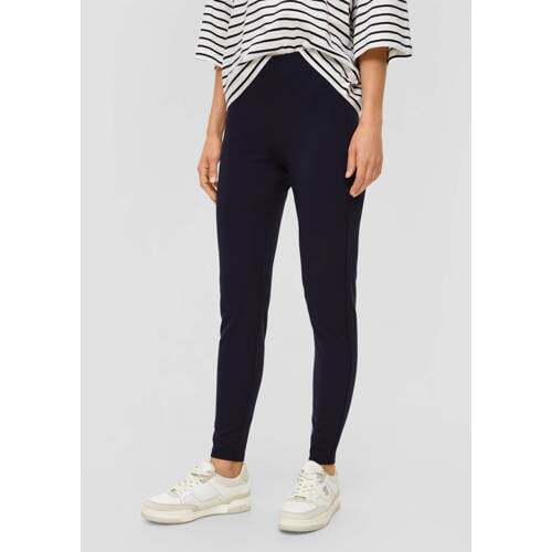 s.Oliver s.Oliver skinny tregging donkerblauw