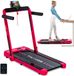 THUNDER tapis de course - tapis de marche pliable - 14 km/h - 130 kg - THUNDER RACE-ROSE