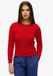 Superdry Essentials Slanke Kabeltrui Dames Rood Maat 44