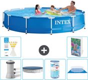 Intex Rond Frame Zwembad - 366 x 76 cm - Blauw