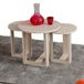 Elegant Oak Nesting Table Set (3 stuks)