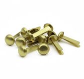 Merkloos / Sans marque Stylex Splitpennen - 200x stuks - koper kleur - 19 mm - metaal