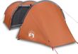 vidaXL Tunneltent 4-persoons waterdicht oranje