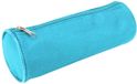 Waytex 931283 Etui, Rond, 21 cm, Diameter 7,5 cm, Textiel, Hemelsblauw