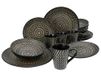 Creatable Crafted Black 16-delig combiservies