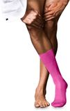 FALKE No. 10 Pure Fil d´Écosse eenkleurig katoen sokken heren roze - maat 41-42
