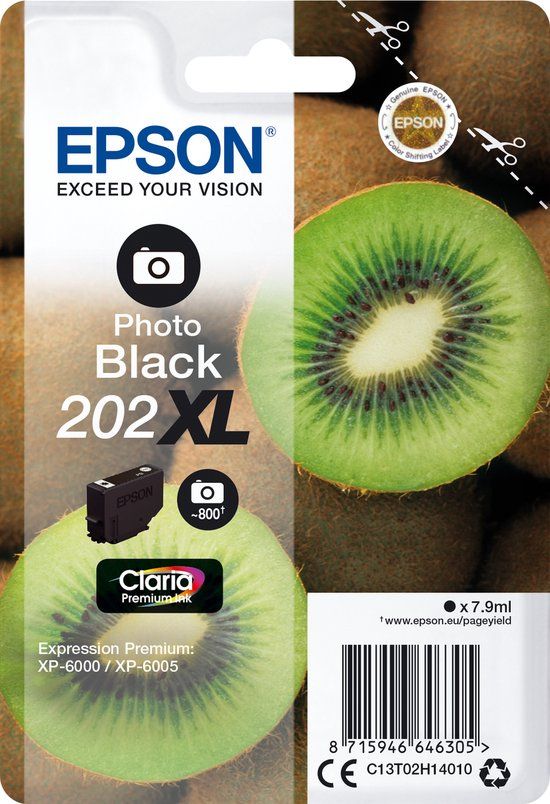 Epson 202XL Photo Black Ink Cartridge - C13T02H14020