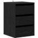 Armoire à tiroirs chêne noir 41 x 40 x 58 cm bois d'ingénierie