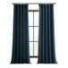 HPD Half Price Drapes Italiaanse imitatie-linnen kamer-verduisterende gordijnen, 127 x 213 cm, blauw