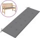 vidaXL Tuinbankkussen 150x50x3 cm Oxford stof grijs