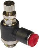 Norgren Raccord coudé C0K510838 Filetage (mâle): 3/8 Tube-Ø: 8 mm Plastique Transparent 1 pièce(s)