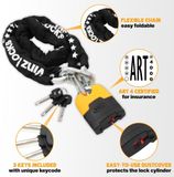 Antivol moto et scooter - 150 cm - Maillons 10,5 mm