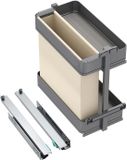 Emuca Uittrekbare kar met manden en broodbak Harmony met zachte sluiting, module breedte 300mm hoogt