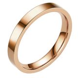 LGT JWLS LGT Jewels smalle stalen ring Rose 3mm-18mm