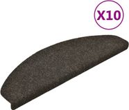 vidaXL Trapmatten zelfklevend 10 st 65x21x4 cm antraciet