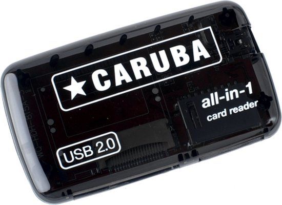 Caruba 35-in-1 Card Reader - USB 2.0 - Black