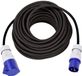 Max Hauri 162413 Stroom Verlengkabel 16 A Blauw, Zwart 15.00 m H07RN-F 3G 1,5 mm²