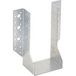Domax Sabot de solive en acier, extérieur, avec agrément ETA, 100 x 200 x 75 mm