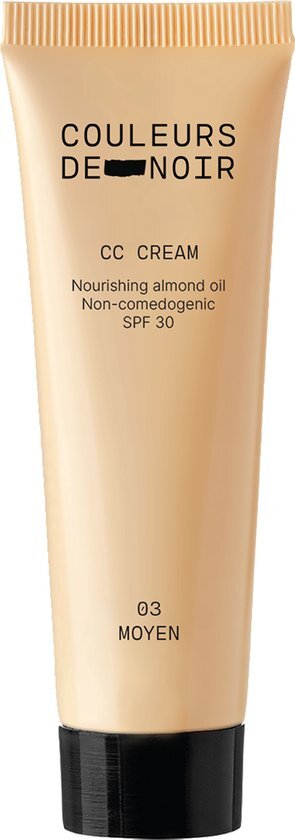Couleurs de Noir - CC Cream SPF30 002 Naturel - Met Prunus Amygdalus Dulcis oil