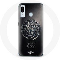 Maniacase Hoesje voor Samsung Galaxy A20 Game Of Thrones Targaryen van vuur en bloed