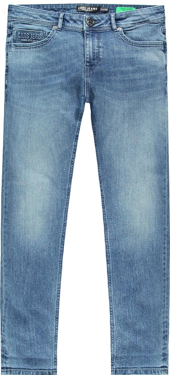 Cars Jeans Heren DOUGLAS DENIM Regular Fit BLEACHED USED - Maat 36/32