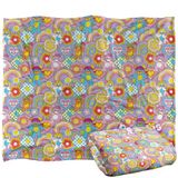 LOGOVISION Popples deken, 152 x 127 cm, poppatroon, Silky Touch, superzachte deken