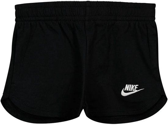 Nike Sportswear Korte Broek 8-10 Years Meisje Zwart / Wit