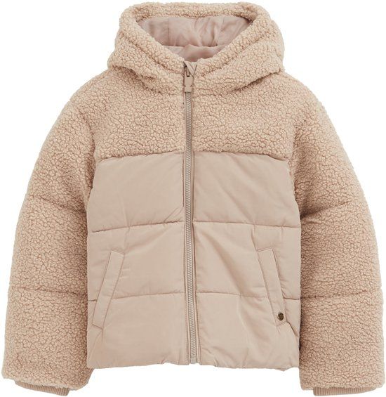 WE Fashion Meisjes teddy jas