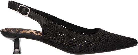 La Strada Slingback Zwart Knitted - Damesschoenen - Maat - 39