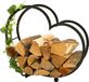 DanDiBo Houtrek pour le poêle, intérieur, cœur en métal, support de bois de chauffage 64 cm, numéro d'article 181134, panier en bois, porte-bûches, support de bûches