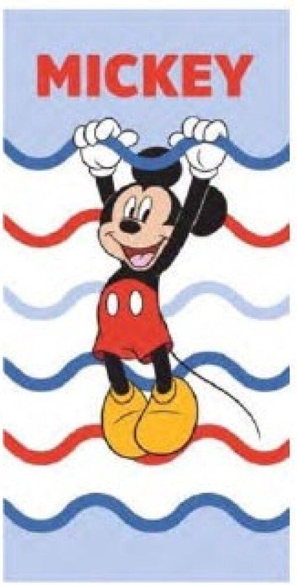 Aymax Mickey Mouse Strandlaken Katoen - 70 x 140 cm - Kinderen