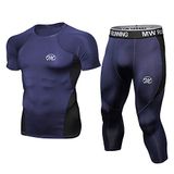 MEETWEE Fietsshirt voor heren, met korte mouwen en lange mouwen, ademend, sneldrogend, wielrennen