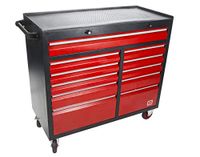 RS PRO stalen rolkast 11 laden met wielen, 985 mm x 450 mm x 1085 mm