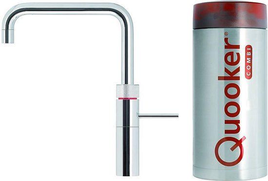 Quooker Fusion Square Kokendwaterkraan met Combi Reservoir 22FSCHR - Chroom