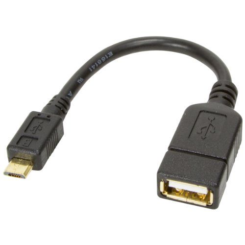 BIGtec OTG Micro B-kabel adapter USB datakabel host voor mobiele telefoon smartphone tablet geschikt voor apparaten van Samsung, Sony, Wiko, Huawei, HTC, ZTE, Xiaomi, S7 Edge TAB-A etc.
