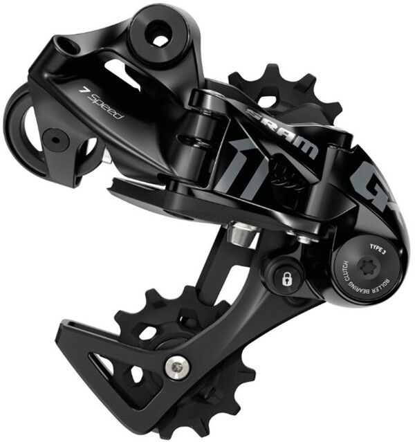 SRAM GX DH Achterderailleur 7-speed Medium Cage - black